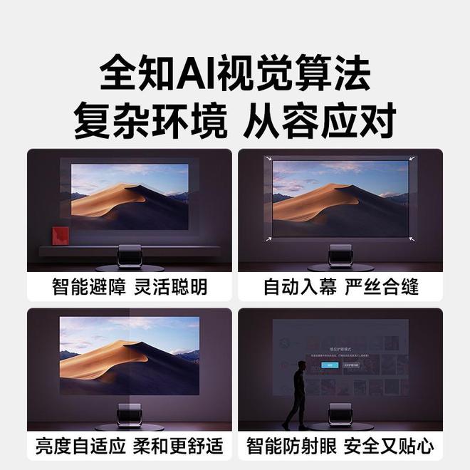 F7 Pro3600流明高亮度白天观影毫无压力pg电子模拟器电脑版618客厅投影仪选择当贝(图8)
